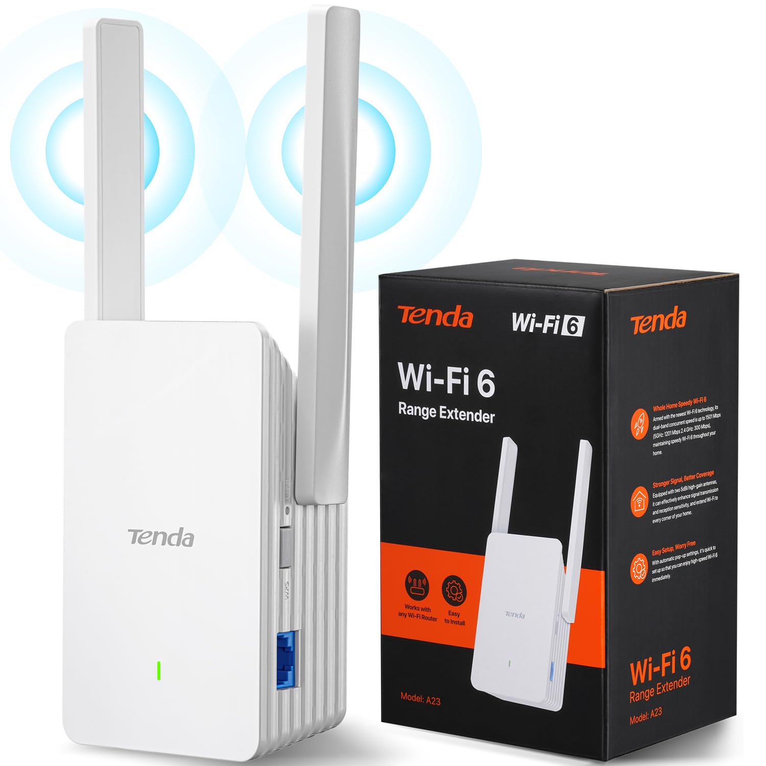 Amazon.com: Tenda WiFi Extender, AX1500 WiFi 6 Range Extender